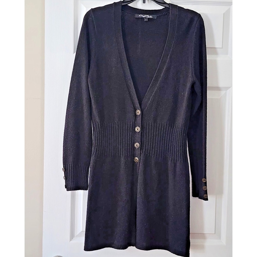 Women's Black Jacket/Cardigan by Windridge by Cheryl Nash Size LG